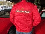 Earnhardt NASCAR "Bud" Drivers Line Size XL Nylon Insulated Jacket