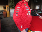 Earnhardt NASCAR "Bud" Drivers Line Size XL Nylon Insulated Jacket