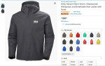 Unisex Waterproof Rainproof Windproof Rain Snow UV Jacket + Storm Flap