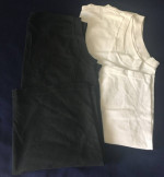NEW! 2 Sleeveless Tees T-Shirts - 100% Cotton Size S Fruit of the Loom