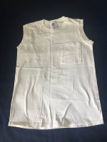 NEW! 2 Sleeveless Tees T-Shirts - 100% Cotton Size S Fruit of the Loom