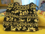 Vera Bradley purse with ruffled tiers