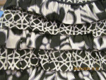 Vera Bradley purse with ruffled tiers
