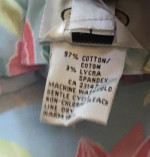 Talbots Stretch Flowered Size 6 Pants