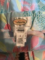 Talbots Stretch Flowered Size 6 Pants