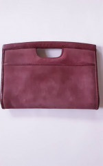 $12 Suede Purse Crossbody Clutch