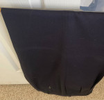 men's double breasted suit coat jacket and pants navy blue