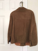 Women's Vintage Suede Jacket -- size medium