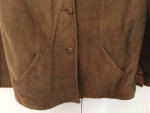 Women's Vintage Suede Jacket -- size medium