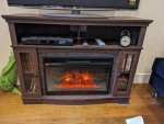 Fireplace TV stand space heater