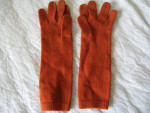 Rust Color Long Winter Ladies Gloves