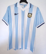 Reebok 1999 Argentina Messi AFA WORLD CUP Soccer M Shirt Like New