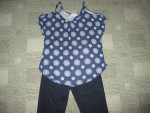 2 pr. Skinny Jeans sz 8L w/Polo tops , etc.