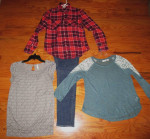 New sz 6 Jeans & Fall Tops