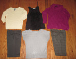 Fall sz 6 Slacks , Sweaters, & Tops