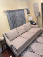 65” Samsung Smart tv and sofa