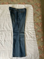 Gloria Vanderbilt Size 16 Jeans Giselle Blue Denim Stretch Bootcut