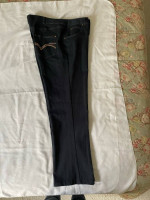 Tan Jay Dark Blue Denim Jeans Size 16 Embellished Pockets EUC