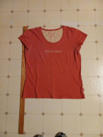 Women's Life Is Good T Shirt, "Good Mom", Pink, Large