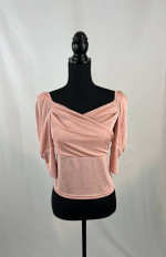 Shimmery Mauve Blouse