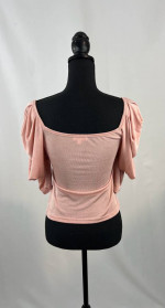 Shimmery Mauve Blouse