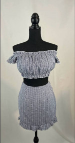 Checkered 2 Piece Outfit