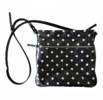 Merona Black And White Polka Dot Purse