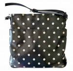 Merona Black And White Polka Dot Purse