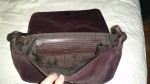 Like New - Maroon Velvet Mabiani High End Italian Shoulder Bag