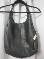 Women's Handbag Massimo Dutti Black Leather Fashion Model 6904 42cm