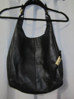 Women's Handbag Massimo Dutti Black Leather Fashion Model 6904 42cm