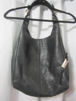 Women's Handbag Massimo Dutti Black Leather Fashion Model 6904 42cm