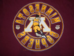 Vtg Mens University of Minnesota Golden Gophers Graphic S/S Shirt, L