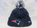Women's New England Patriots New Era Navy Cozy Cable Cuffed Knit Hat