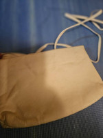Vtg. white leather clutch purse
