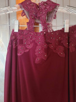 Size 12 Burgundy prom dress