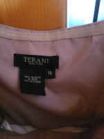 Size 12 cream color prom dress