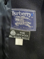 Women's Burberry Full Length Wool Tailored Coat