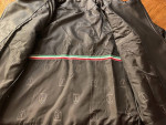 New Black Ferrari Collections Faux Leather Jacket