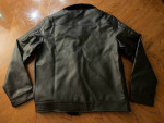 New Black Ferrari Collections Faux Leather Jacket