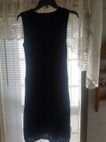 Women's Black Shift Style Knit Dress