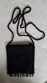 Black Silk Evening Bag/Purse