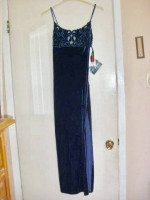 New Blue Prom / formal gown - sz 7/8    (NWT)