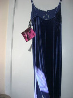 New Blue Prom / formal gown - sz 7/8    (NWT)