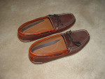 NEW LL Bean elkhide slippers / moccasins