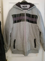 Mens Thick Fleece Hoody Coat