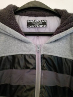 Mens Thick Fleece Hoody Coat