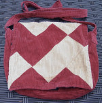 Corduroy Cotton Shoulder/Cross-Body Purse/Bag