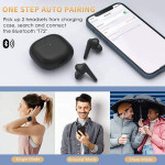 Lasuney T72 True Wireless Bluetooth Earbuds 30H Cyclic Playtime IPX7