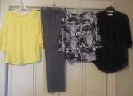 Missy sz 6 pants w/sweaters & tops